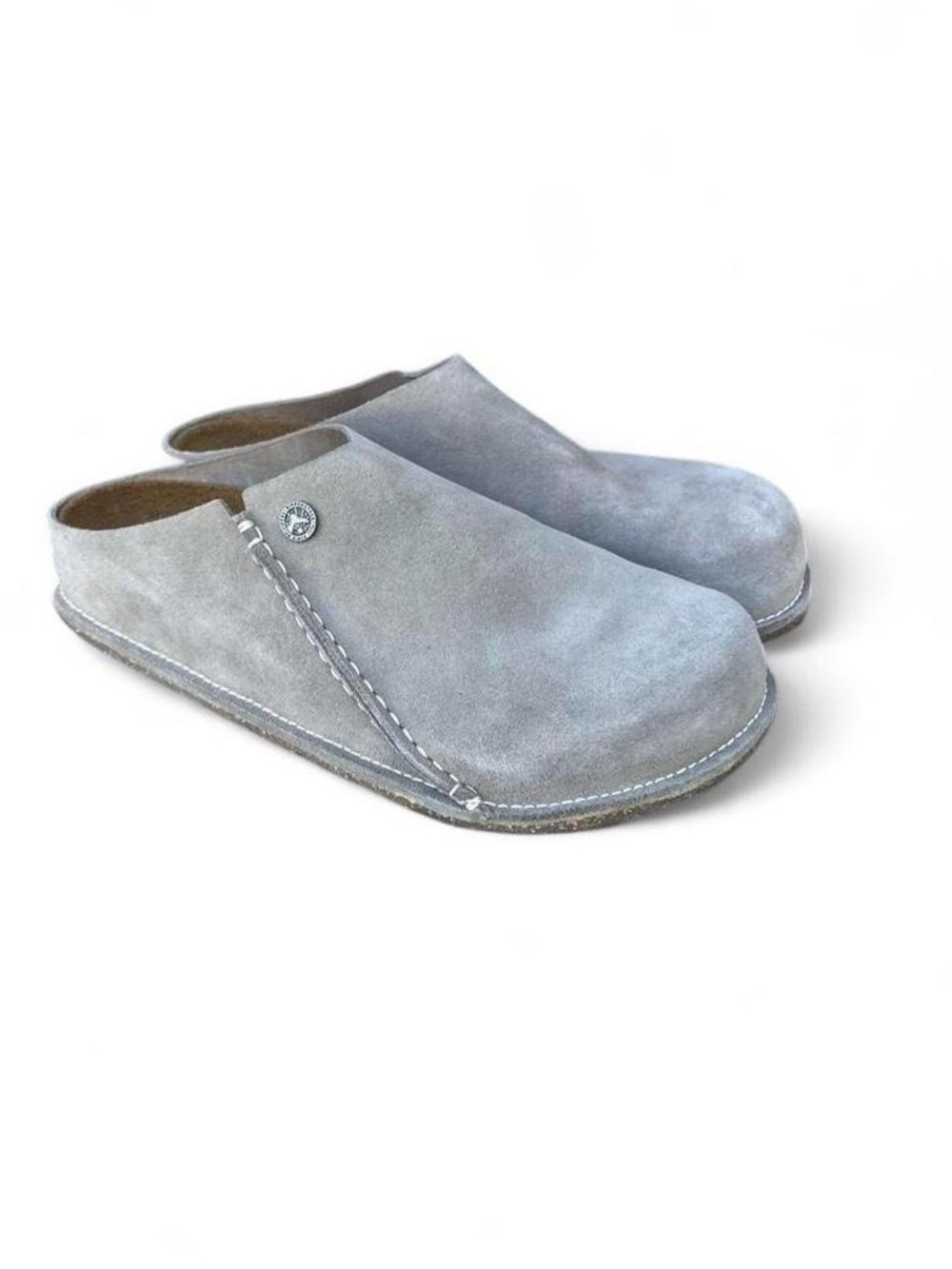 Birkenstock Zermatt Suede Stone Coin Clogs EU 42 Women’s 11 Mens 9 Regular